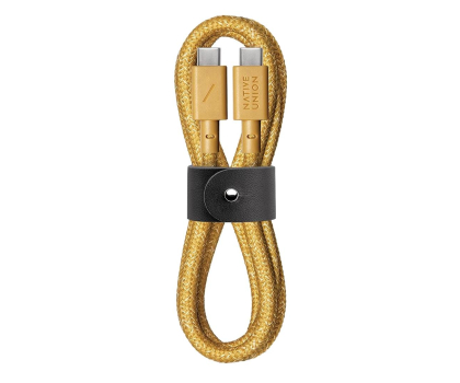 Kabel NATIVE UNION Belt Cable USB-C – USB-C 1,2m kraft BELT-C-KFT-2-NP